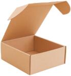 Szidibox Karton Csomagoló doboz, önzáró, postai kartondoboz 165x145x65mm barna X (SZID-00495)