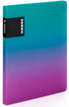 KARTON P+P Műanyag gyűrűskönyv A/4, 2 gyűrűs, OMBRE, türkiz-rózsaszín (KPP-6-94125) - mesescuccok