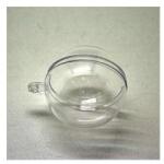  Átlátszó akril gömb, átm. 10 cm