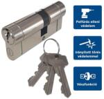 ELZETT 758 30/30mm fúrásvédett zárbetét 3 kulccsal, nikkel (3286731)