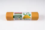 Mazzini Szemeteszsák, újrahasznosított, húzófüles, 70 l, 15 db, 64x70 cm, 18 , MAZZINI, sárga
