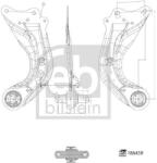 Febi Bilstein Brat, suspensie roata FEBI BILSTEIN 186459 (186459) - centralcar