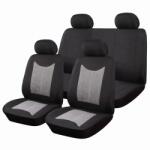 Ro Group Set Huse Scaune Auto pentru Tesla X - RoGroup Sueden-Polyester, cu fermoare pentru bancheta rabatabila, 9 piese