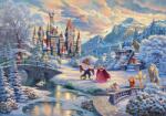 Schmidt Spiele - Puzzle Thomas Kinkade: Disney: Frumoasa și Bestia, magie - 1 000 piese Puzzle