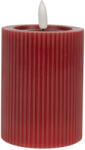 Clayre & Eef Lumanare ceara rosie cu led Ø 8x13 cm (6CA0003R)
