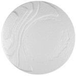 Horecano - Порцеланово плато на вълни кръгло 31см METEOR WHITE-(F3071-12) (0156421)
