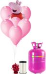 HeliumKing Set pentru petrecere cu heliu - Peppa Pig roz