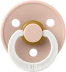 BIBS Suzeta fosforescenta din latex cu tetina rotunda 6 luni+ Blush Colour Glow, 1 bucata, Bibs