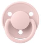 BIBS Suzeta din silicon cu tetina rotunda marime universala (0-3 ani) De Lux Blossom, 1 bucata, Bibs
