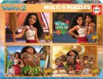 Educa - Puzzle 4v1 Vaiana 2 - 40 - 99 piese