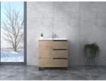 Water Fun Torino || Sonoma Dulap de baie cu lavoar 70cm - casasclipitoare