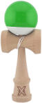 Flippy Kendama X Originala, Profesionala, Flippy, Super Sticky din Lemn, 18 cm, Verde Alb (teo-163985)