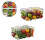 köken Cutie depozitare alimente cu capac Koken, organizator pentru frigider, birou, bucatarie 23.5x13x11 cm, plastic transparent fara BPA - koken - 57,00 RON