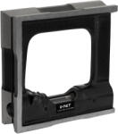 K-MET Nivela de precizie cu cadru 5737 K-MET 250mm, precizie 0, 2mm m, 2 bule de nivel, fonta (5080-02-250)