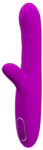 Pretty Love G-pont vibrátor, Pretty Love, Angelique, 21-25 cm, lila, csiklóizgatós, 12 rezgési mód, 4 ujjmozdulat-imitáció, akkumulátoros, ABS, prémium