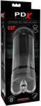 Pipedream - PDX Elite Vibrátoros péniszpumpa, Pipedream PDX Elite, Extender Pro, 6-6, 9 cm átmérő, színtelen, vízálló, TPR anyagú
