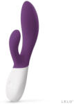LELO G-pont vibrátor, Lelo, Ina Wave 2, 20 cm, lila, akkumulátoros, vízálló, csiklókaros, kétmotoros, WaveMotion technológia, bőrbarát szilikon