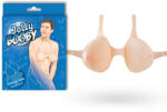 Nmc Felfújható mellek, NMC, Jolly Booby, F-kosárig, testszínű, hordható, állítható pánttal, egyenként felfújható, PVC, vicces ajándék