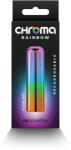 NS Novelties Mini vibrátor, NS Toys, Chroma Rainbow Small, 6-10 cm, szivárvány, akkumulátoros, vízálló, bőrbarát ABS, 7 vibrációs mód, 3 sebesség