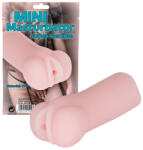 You2Toys Zsebműpunci, You2Toys, Super Elastic Mini Vagina, 12 cm, 4, 8 cm átmérő, testszínű, rugalmas TPE, realisztikus, bordázott belső, nyitott végű