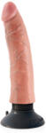 Pipedream - King Cock Realisztikus vibrátor, Pipedream - King Cock, Vibrating Cock, 17, 8 cm, 4, 8 cm átmérő, testszínű, tapadókorongos, hajlítható, vízálló, 3x AAA elemes