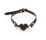 NS Toys Szájpöcök, NS Toys, Fetish & Fashion Katherine, 2, 5-2, 9 cm átmérő, fekete, bőrbarát szilikon, állítható műbőr pánt, kényelmes viselet