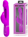 Pretty Love G-pont vibrátor, Pretty Love, Kampas Twinkled Tenderness, 21-25 cm, lila, szilikon, akkumulátoros, vízálló, 2 motoros, mozgó nyelv, Burst Climax gomb