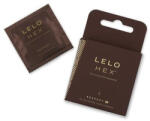 LELO Óvszer, Lelo, HEX Respect XL, 19, 5 cm, 3 darab, áttetsző, extra vékony (0, 055 mm), sikosított, méhsejtrácsos szerkezet, latex