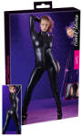 Orion - Cottelli Collection Női cicaruha, Cottelli Collection, Jumpsuit with Long Sleeves, M méret, fekete, poliészter, hosszú ujjú, egyrészes, szexi