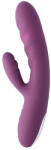 SVAKOM Lökő vibrátor, Svakom, Avery, 19 cm, lila, g-pontos, csiklókaros, bordázott, szilikon, akkumulátoros, vízálló, 5 lökő és 5 rezgő mód, 5 sebesség