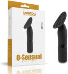 Lovetoy Csiklóvibrátor, Lovetoy, O-Sensual Clit Jiggle, 11-15 cm hossz, 5, 5-5, 9 cm átmérő, fekete, 10 mód, vízálló, akkumulátoros, ABS