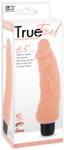 NMC Realisztikus vibrátor, NMC, True Feel, 16, 5 cm, testszínű, TPR, erezett, lágy külső réteg kemény maggal, állítható rezgés, elemes (2 x AAA)