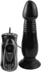 Pipedream - Anal Fantasy Collection Anál plug, Pipedream, Vibrating Thruster, 11-15 cm, fekete, szilikon, távirányítós, elemes (4xAA), vízálló, tapadókorongos, tolófunkciós