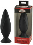 Malesation Análdugó, Malesation, Silicone Plug Large, 11-15 cm, 4-4, 4 cm átmérő, fekete, szilikon, bőrbarát, vízálló, tapadókorongos, ergonomikus, uniszex