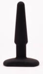 Chisa-novelties Análdugó, Chisa Novelties, Silicone Butt Plug, 10, 2 cm, fekete, szilikon, vízálló, kúpos, uniszex, ajándék síkosító és tisztító