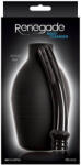 NS Novelties Análzuhany, NS Toys, Renegade Body Cleanser, 355 ml, 21-25 cm, fekete, PVC, szétszerelhető, vízbázisú síkosítóval kompatibilis