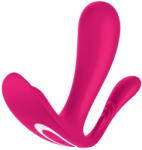 Satisfyer Okosvibrátor, Satisfyer, Top Secret Plus, 11 cm, rózsaszín, csikló-, G-pont és anál stimuláció, app-vezérelt, akkumulátoros, vízálló, szilikon