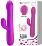 Pretty Love Multifunkcionális vibrátor, Pretty Love, Douglas, 21-25 cm, lila, szilikon, g-pontos, csiklóizgatós, 7 funkciós, felfújható fej, akkumulátoros
