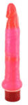 Seven Creations Anál vibrátor, Seven Creations, Jelly Anal Slim Jim, 16-20 cm, rózsaszín, realisztikus, zselés PVC, állítható rezgés, elemes (1xAA), kezdőknek