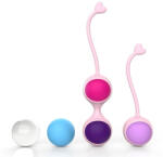 Mistress Gésa golyó szett, Mistress, Beautiful Kegel Balls I, 5 darab, 11-15 cm, 3-3, 4 cm, 16-72 g, rózsaszín, ABS, vízálló, kegel edzéshez