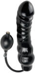 Pipedream Felfújható anál XXL dildó, Fetish Fantasy Extreme, Inflatable Ass Blaster, 26-30 cm, fekete, vinil, pumpás, vízálló, erezett
