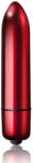 Rocks-Off Mini vibrátor, Rocks-Off, Truly Yours Red Alert, 11-15 cm, piros, vízálló, 10 rezgési mód, hipoallergén, elemes (2x AA), selymes felületű ABS