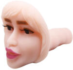 Loverzzz Műszáj maszturbátor, Loverzzz, Temptation Passion Lady Snug-Fit Mouth, testszínű, 16-20 cm, vibrátoros, távirányítós, elemes (2 x AA), realisztikus