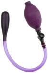 Orion - Bad Kitty Pumpálható anál plug, Bad Kitty, Pumping Anal Plug, 9 cm, lila, latex, vízálló, biztonsági szelepes, uniszex