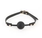 NS Toys Szájpöcök, NS Toys, Fetish & Fashion Janice, 3, 5-3, 9 cm átmérő, fekete, szilikon, golyós, állítható műbőr pánt, klasszikus