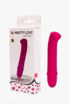 Pretty Love G-pont vibrátor, Pretty Love, Antony, 11-15 cm, Ø 1, 6-2, 4 cm, rózsaszín, 10 rezgési mód, szilikon, hipoallergén, elemes (1 x AAA)