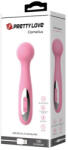 Pretty Love Mini vibrátor, Pretty Love, Cornelius, 11-15 cm, rózsaszín, szilikon, akkumulátoros, vízálló, 12 funkciós, külső és belső stimulálásra