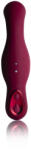 Rocks-Off Multifunkcionális vibrátor, Rocks-Off, Ruby Glow Blush, 16-20 cm, bordó, távirányítós, akkumulátoros, kétmotoros, 10 mód, P- és G-pont stimulálás