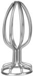 Mistress Análdugó, Mistress, Stainless Anal Plug L, 6-10 cm hossz, 4-4, 4 cm átmérő, ezüst, rozsdamentes acél, kúpos, uniszex, vízálló