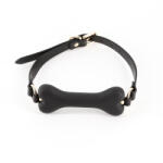 NS Toys Szájpecek, NS Toys, Fetish & Fashion Roseanne, 11-15 cm hossz, 4-4, 4 cm átmérő, fekete, állítható műbőr pánt, szilikon pecek, bőrbarát